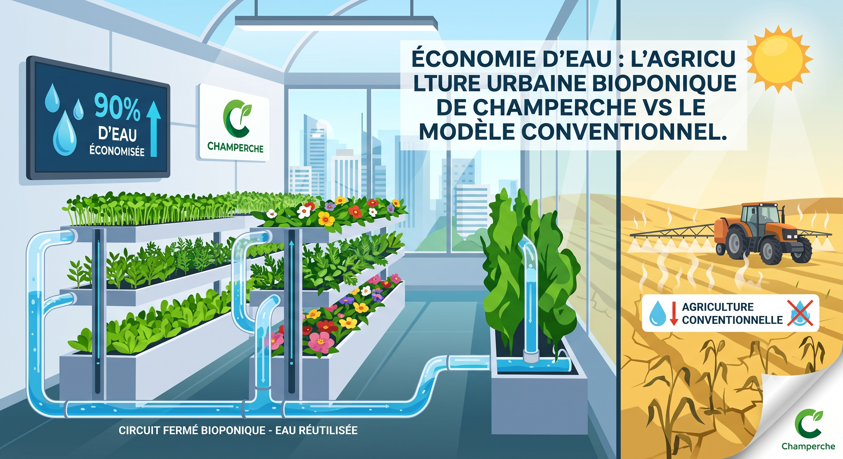 L'Agriculture Urbaine et la Révolution de l'Eau : La Bioponie Face aux Défis Climatiques de la RestaurationIntroduction : L'Urgence Climatique et la Vulnérabilité de la Chaîne Alimentaire